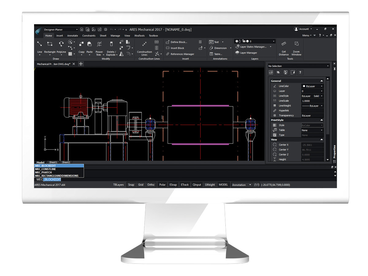 2D Mechanical CAD Software in DWG - ARES Mechanical
