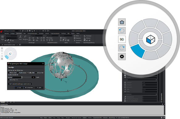 Ansichtsnavigator für BIM-Zeichnungen