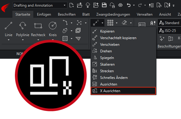 XAusrichten