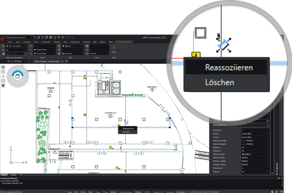 ARES CAD Beschriftungsmonitor 2022