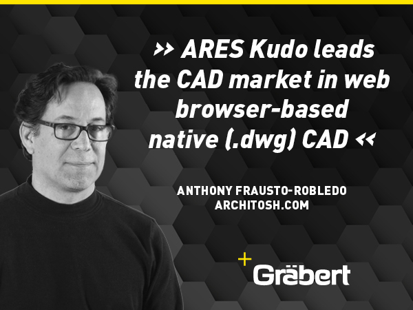 ARES Kudo leads the CAD market in web browser-based native (.dwg) CAD