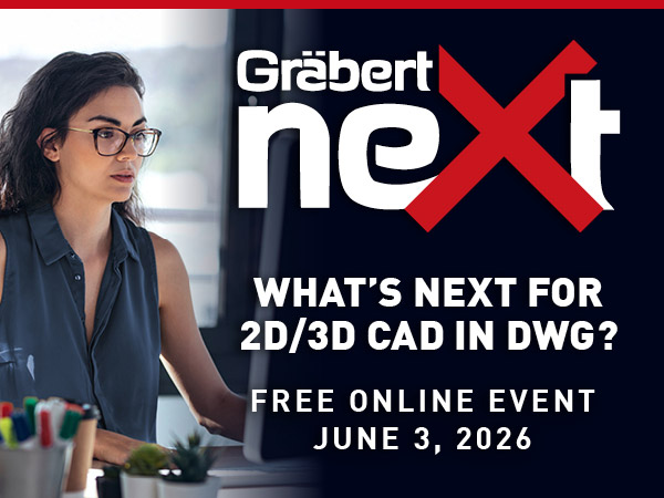 【イベント告知】Graebert neXt 2026 開催！　最新のCADテクノロジーをキャッチアップ！